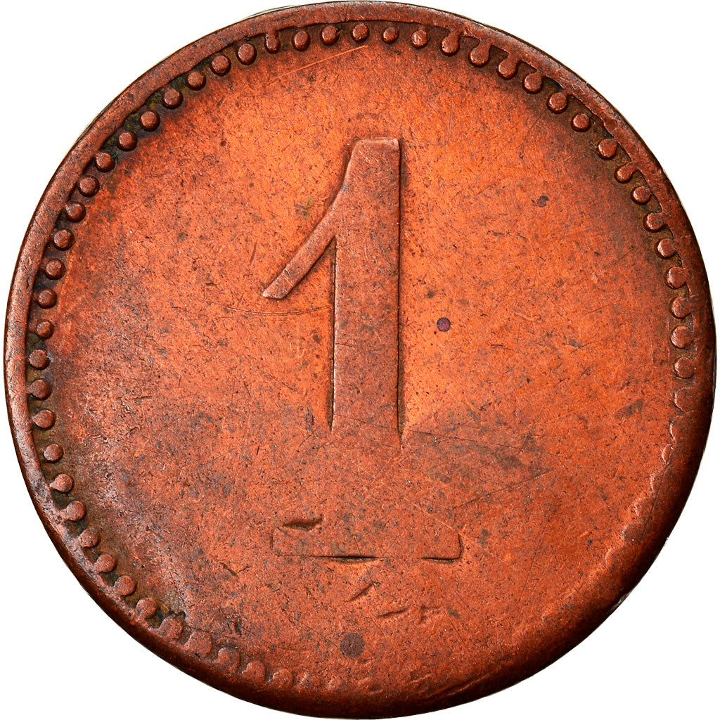 Coin, Germany, Werth-Marke, Cantine L.W., 1 Pfennig, VF(30-35), Copper
