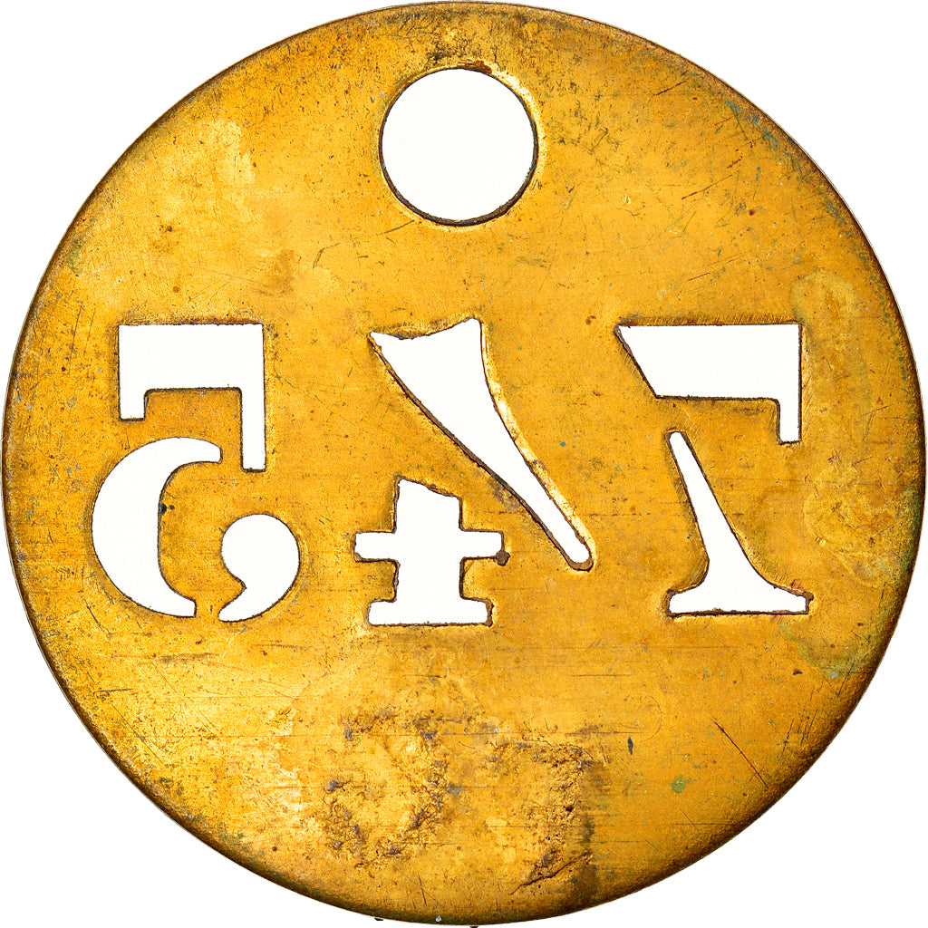 Francja, Token, Fauvet Girel, Usine de chaudronnerie St-Laurent-Blangy, N°745