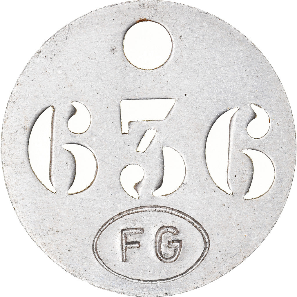 France, Jeton, Fauvet Girel, Usine de chaudronnerie St-Laurent-Blangy, N°636