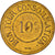 Moneta, Francja, D.J. Bon pour Consommation, 10 Centimes, EF(40-45), Mosiądz