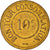 Coin, France, D.J. Bon pour Consommation, 10 Centimes, EF(40-45), Brass