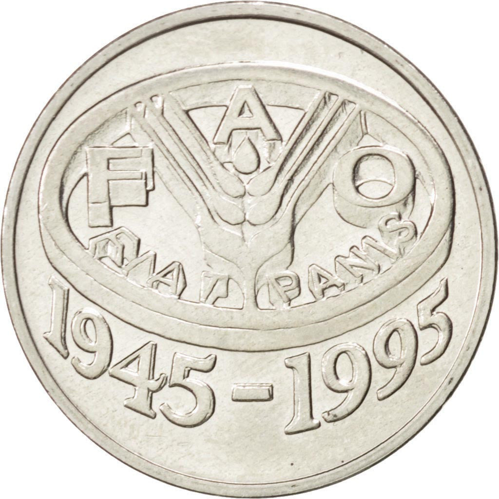ROMANIA, 10 Lei, 1995, KM #117.2, MS(63), Nickel Plated Steel, 23.3, 4.55