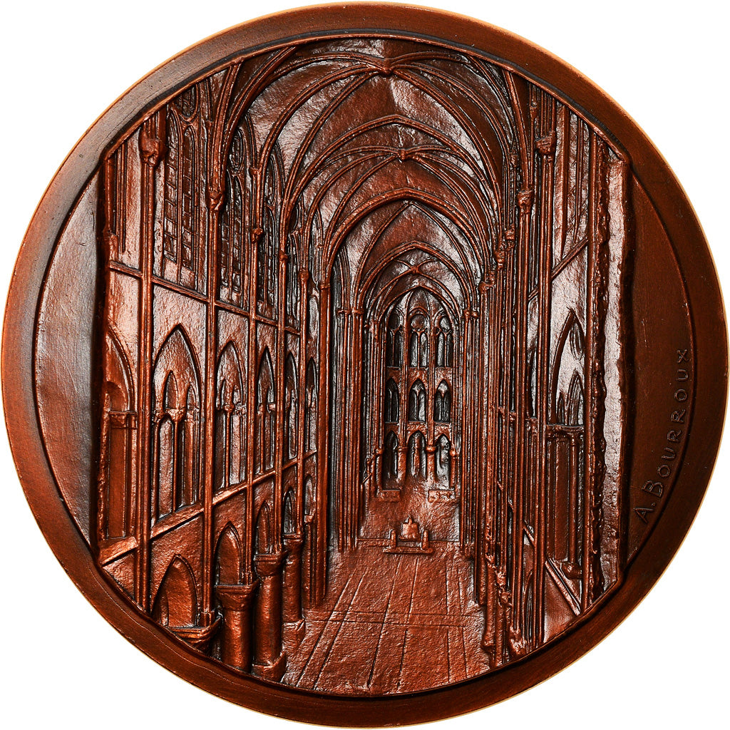 Frankreich, Medaille, Notre Dame de Paris., Arts & Culture, 1979, Bourroux, UNZ