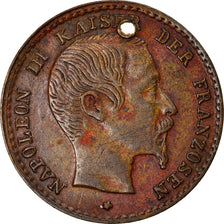 France, Token, Napoleon III Kaiser der Franzosen, EF(40-45), Copper