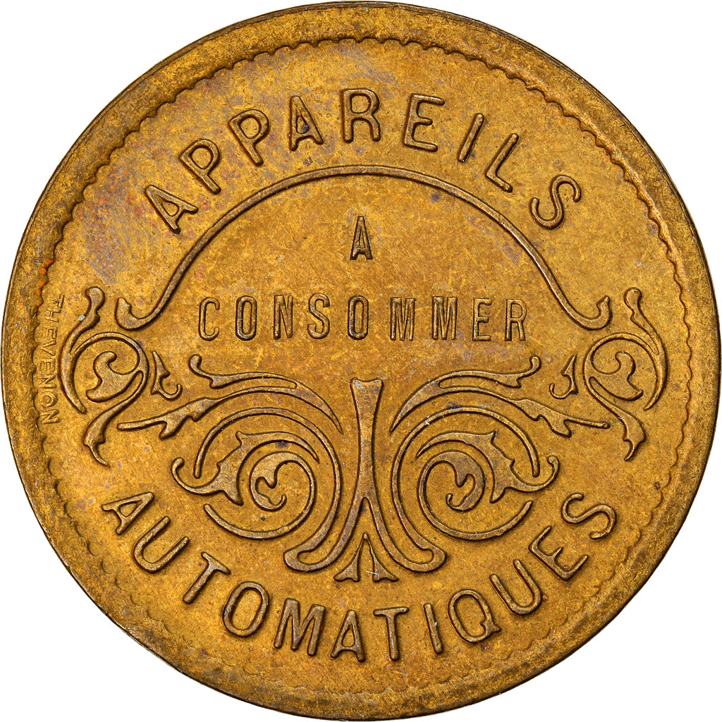 France, Token, Appareils Automatiques, AU(55-58), Brass