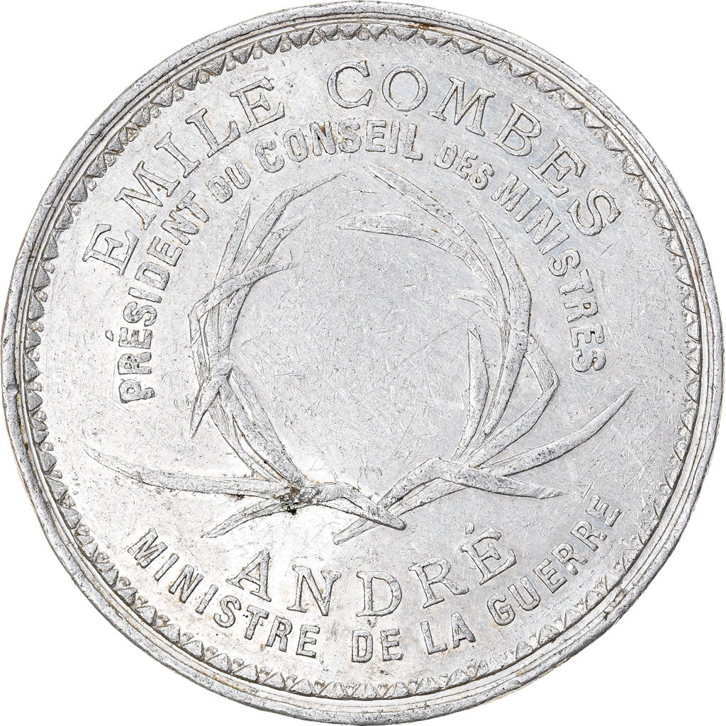 Francia, medalla, Banquet Démocratique Carcassonne, 24 Juillet 1904, MBC