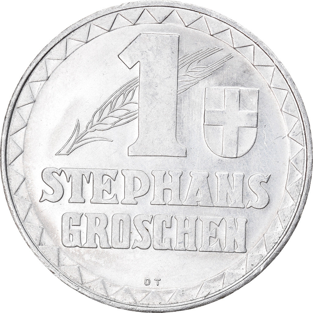 Coin, Austria, Wien, 1 Stephansgroschen, 1950, MS(60-62), Aluminum