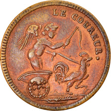 France, Token, Le Coureur, 10 Jetons, AU(50-53), Copper