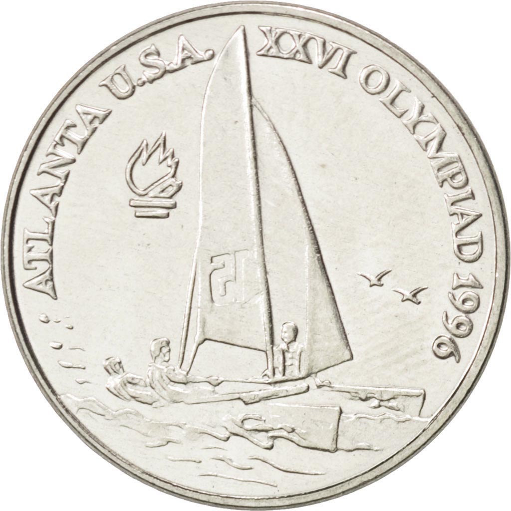 Coin, Romania, 10 Lei, 1996, MS(63), Nickel plated steel, KM:123