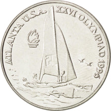 Coin, Romania, 10 Lei, 1996, MS(63), Nickel plated steel, KM:123