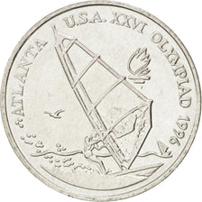 Coin, Romania, 10 Lei, 1996, MS(63), Nickel plated steel, KM:122