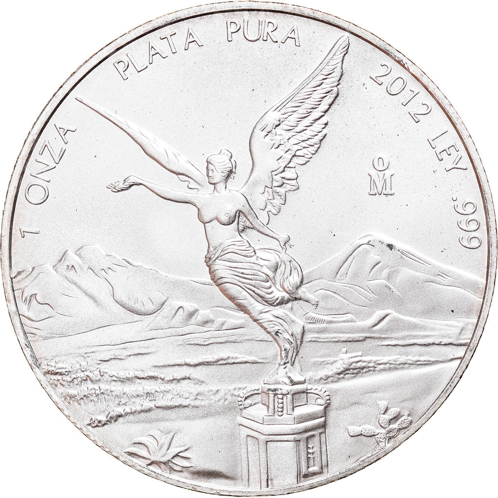 Monnaie, Mexique, Libertad, Onza, Troy Ounce of Silver, 2012, Bullion, SPL