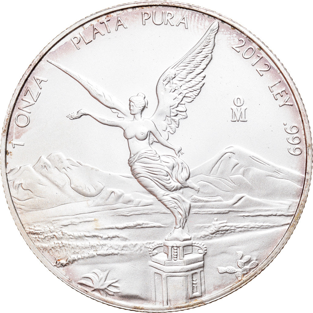 Monnaie, Mexique, Libertad, Onza, Troy Ounce of Silver, 2012, Bullion, SPL