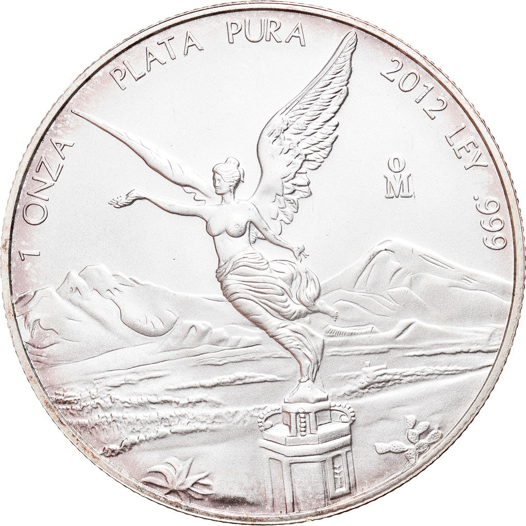 Monnaie, Mexique, Libertad, Onza, Troy Ounce of Silver, 2012, Bullion, SPL