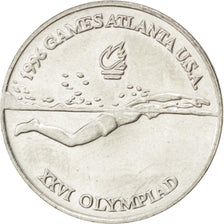 Coin, Romania, 10 Lei, 1996, MS(63), Nickel plated steel, KM:120
