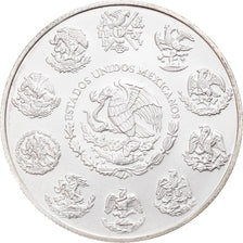 Coin, Mexico, Libertad, Onza, Troy Ounce of Silver, 2012, Bullion, MS(63)