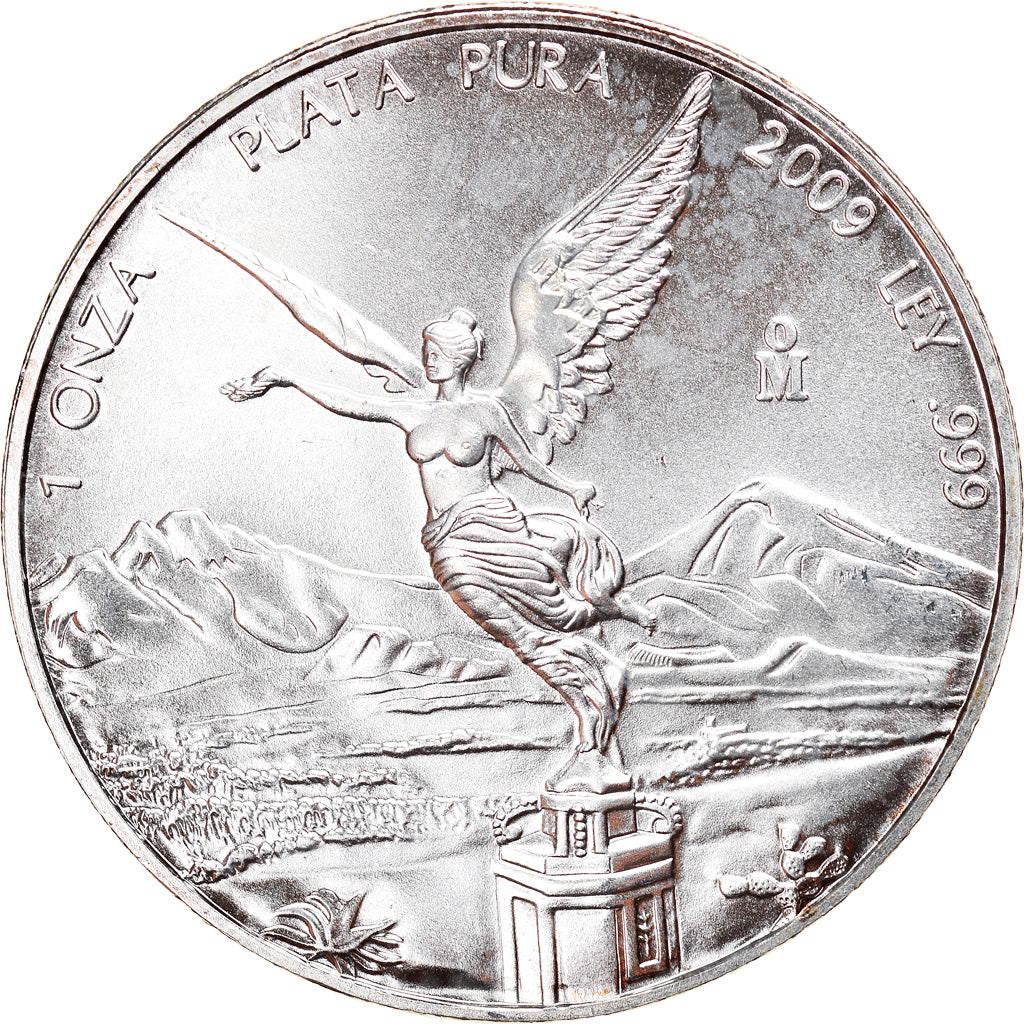 Monnaie, Mexique, Libertad, Onza, Troy Ounce of Silver, 2009, Bullion, SPL
