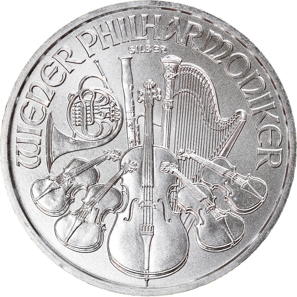 Austria, Philharmonic Orchestra, 1-1/2 Euro, 2016, 1 Oz, MS(65-70), Silver