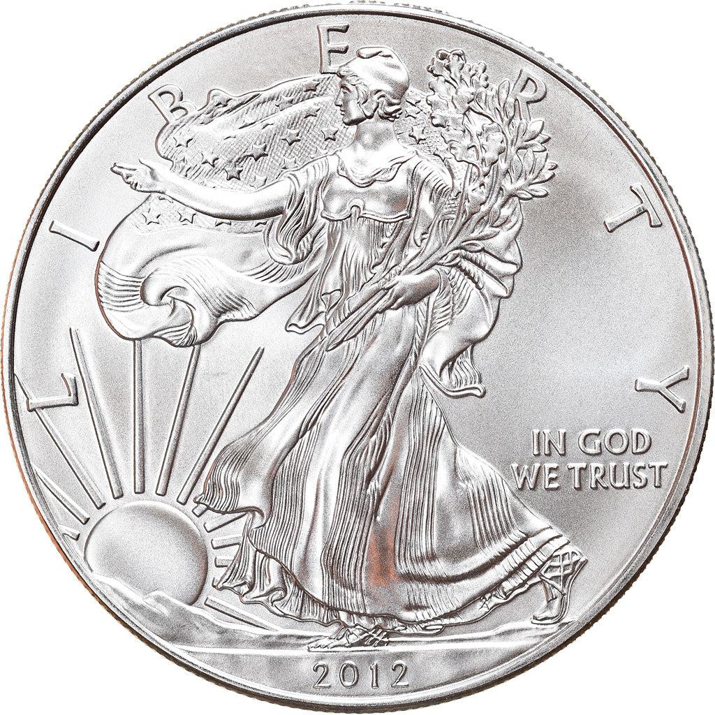 Monnaie, États-Unis, Silver Eagle, Dollar, 2012, 1 Oz, FDC, Argent