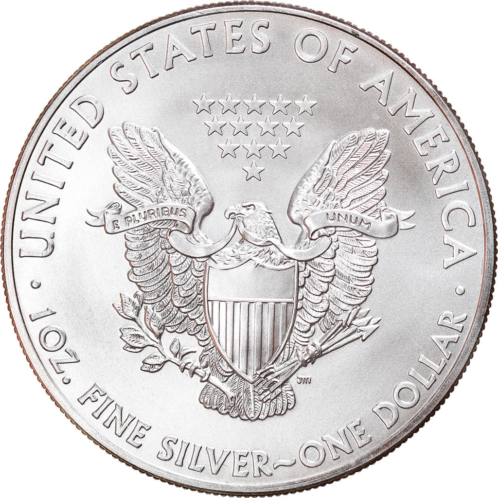 Moneta, USA, Silver Eagle, Dollar, 2012, 1 Oz, MS(65-70), Srebro