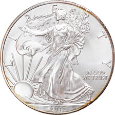 Münze, Vereinigte Staaten, Silver Eagle, Dollar, 2012, 1 Oz, UNZ+, Silber
