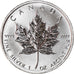 Monnaie, Canada, Elizabeth II, Maple Leaf, 5 Dollars, 2011, 1 Oz, SPL, Argent