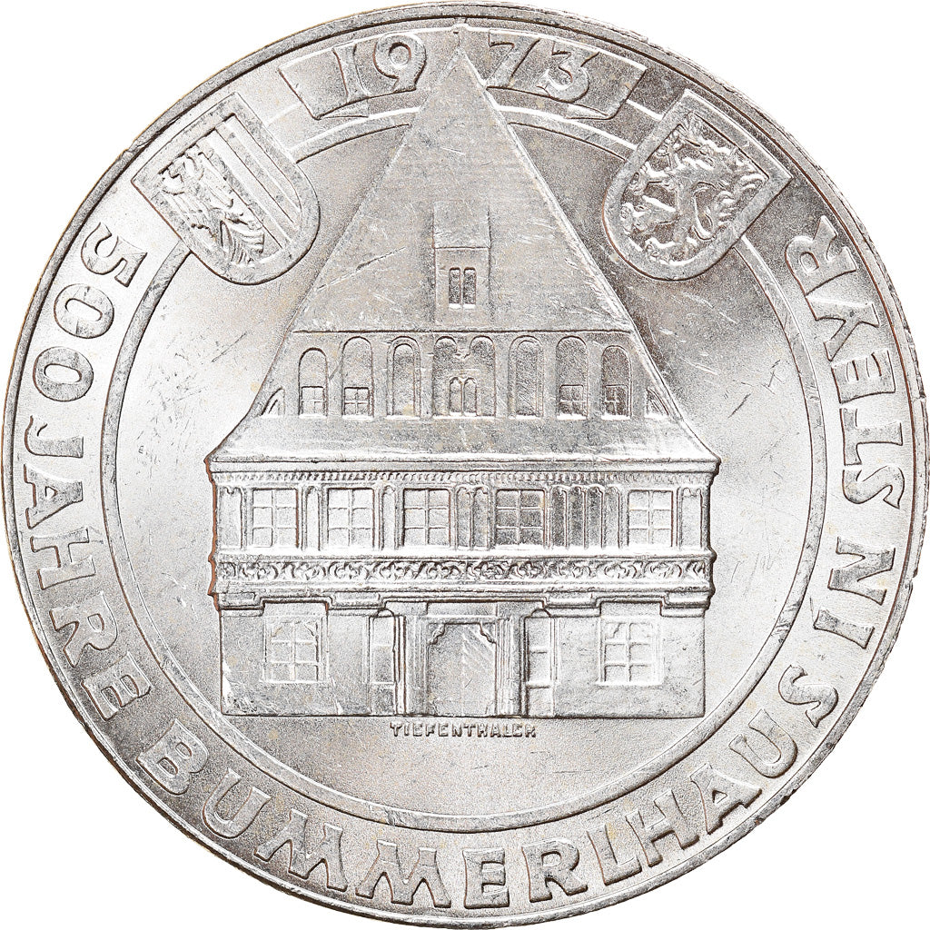 Coin, Austria, 500th Anniversary - Bummerl House, 50 Schilling, 1973, MS(63)