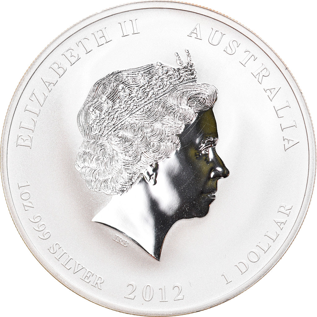 Moneta, Australia, Australian Kangaroo, 1 Dollar, 2012, 1 Oz, FDC, Argento