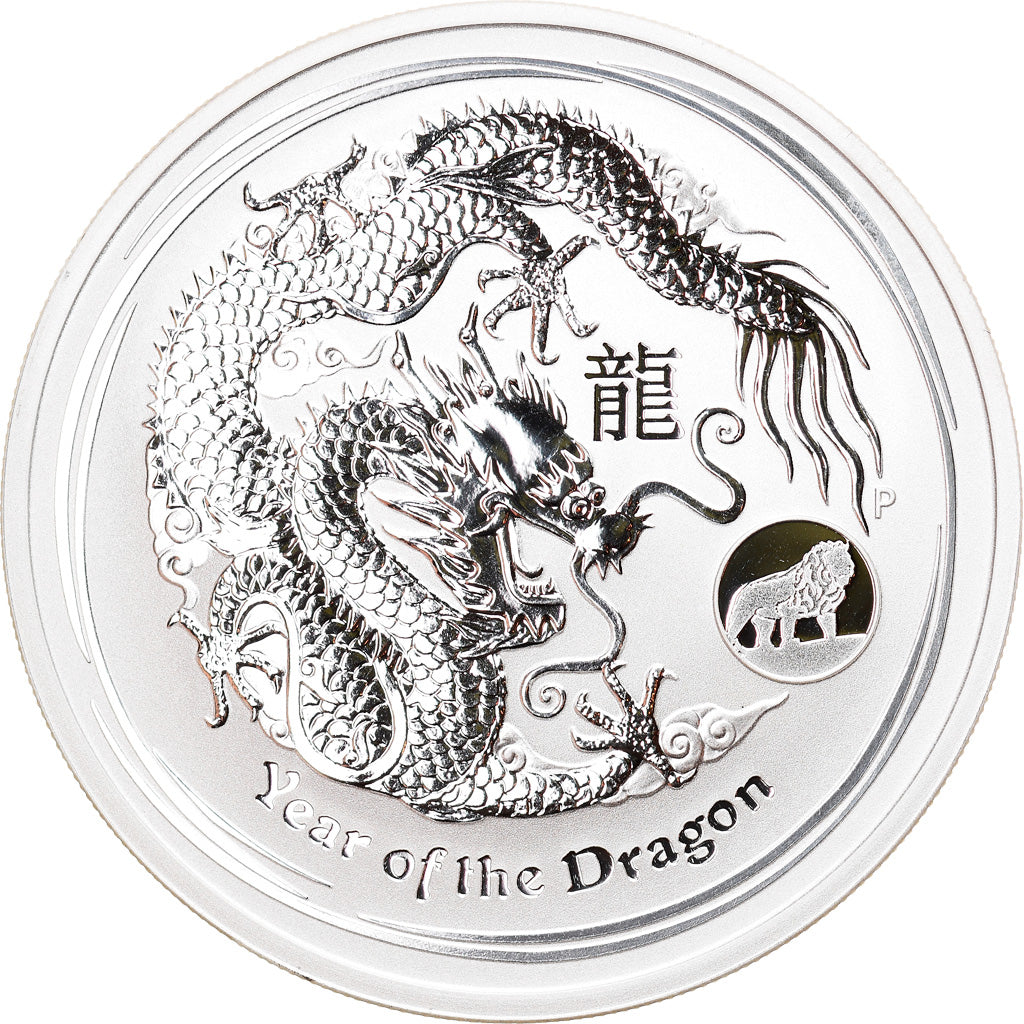 Coin, Australia, Australian Kangaroo, 1 Dollar, 2012, 1 Oz, MS(65-70), Silver