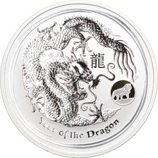 Coin, Australia, Australian Kangaroo, 1 Dollar, 2012, 1 Oz, MS(65-70), Silver