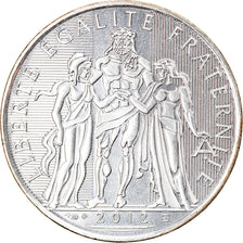 France, Hercule, 10 Euro, 2012, Paris, MS(64), Silver, Gadoury:EU 516, KM:2073