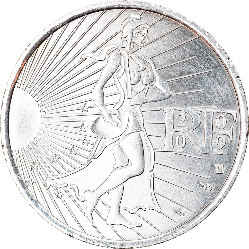 Frankrijk, 10 Euro, Semeuse, 2009, PR+, Zilver, Gadoury:EU337, KM:1580