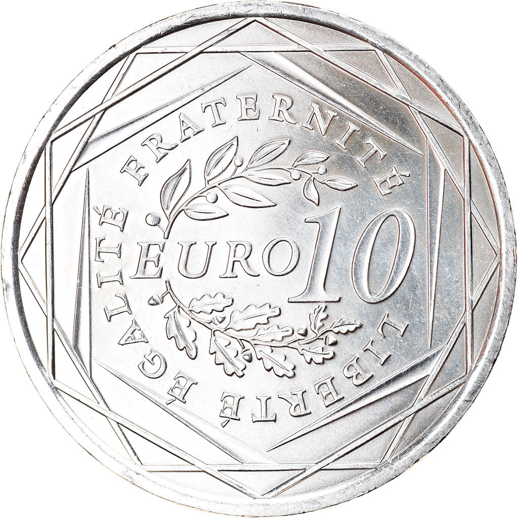 Frankrijk, 10 Euro, Semeuse, 2009, PR+, Zilver, Gadoury:EU337, KM:1580
