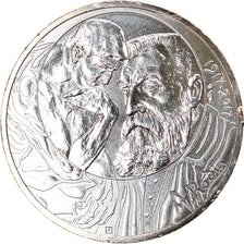 France, 10 Euro, Auguste Rodin, 2017, Paris, MS(63), Silver