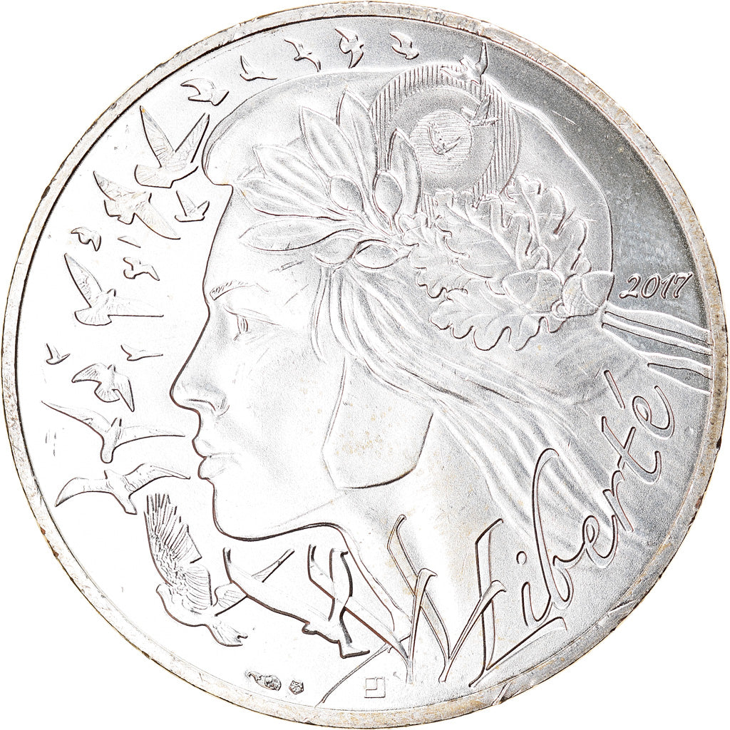 France, 20 Euro, Marianne, Liberté, 2017, Paris, SPL, Argent