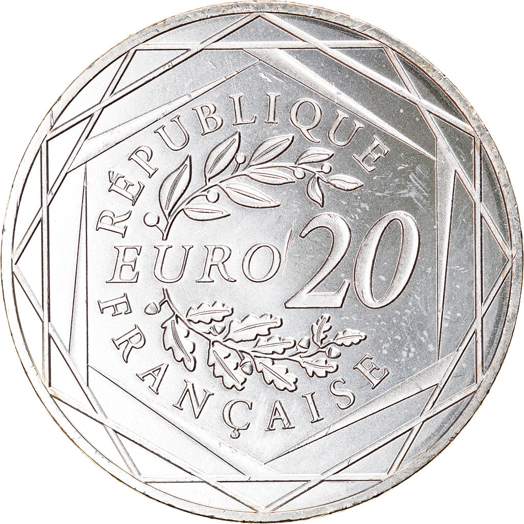 France, 20 Euro, Marianne, Liberté, 2017, Paris, SPL, Argent