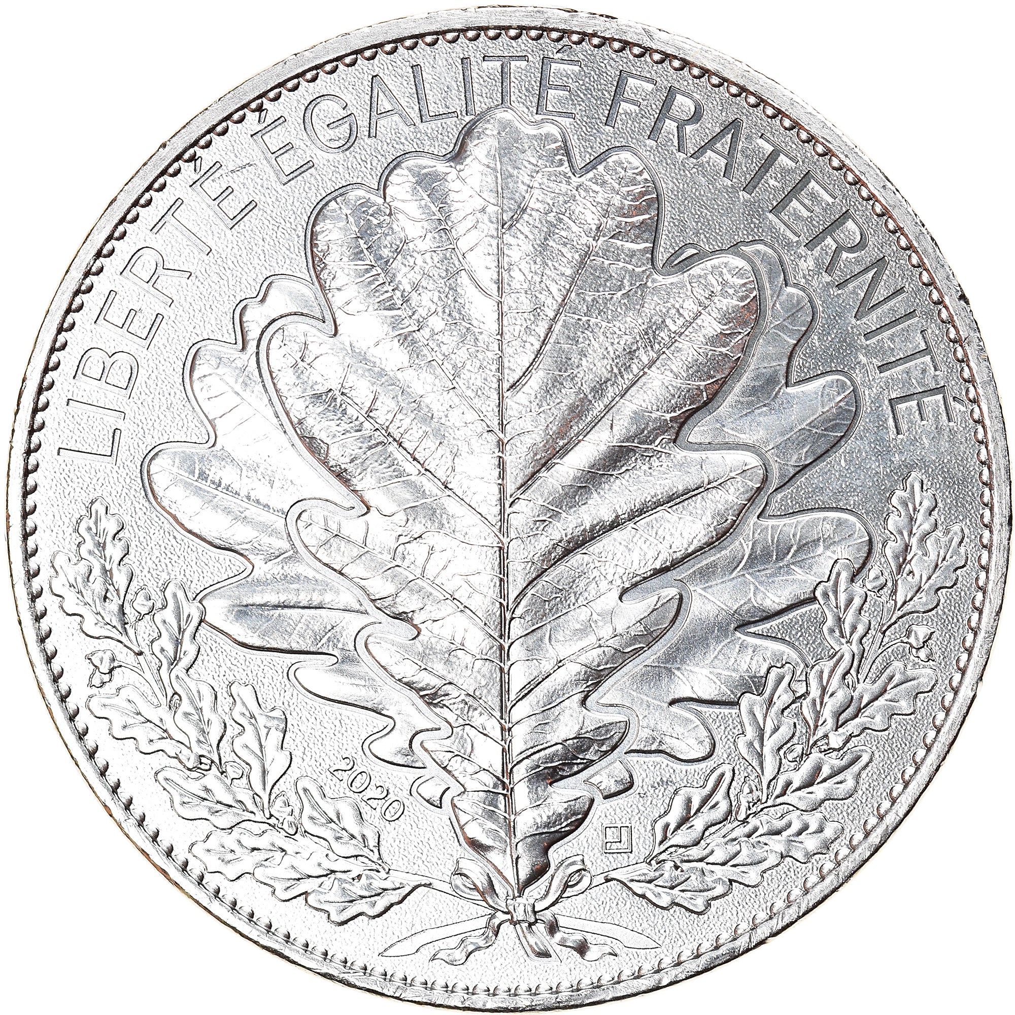 Frankreich, 20 Euro, Le Chêne, 2020, Paris, STGL, Silber