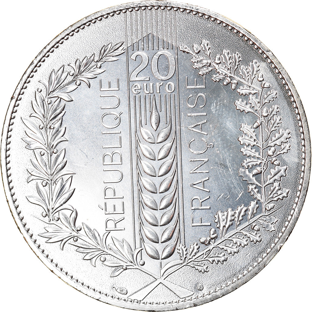 Frankreich, 20 Euro, Le Chêne, 2020, Paris, STGL, Silber