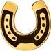 Coin, Palau, Golden Horseshoe, 1 Dollar, 2015, MS(65-70), Gold