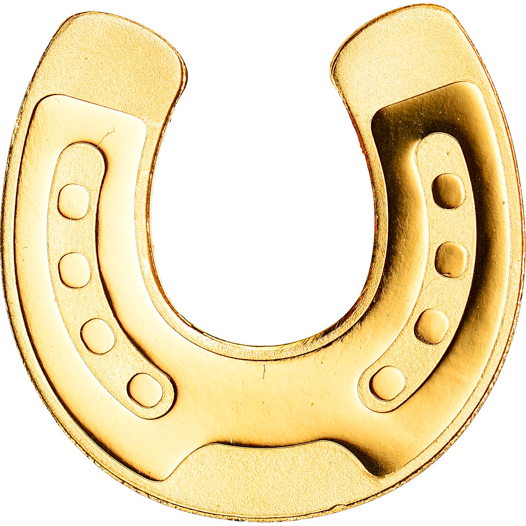 Coin, Palau, Golden Horseshoe, 1 Dollar, 2015, MS(65-70), Gold