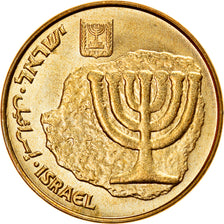 Monnaie, Israel, 10 Agorot, 1986, SUP+, Aluminum-Bronze, KM:158