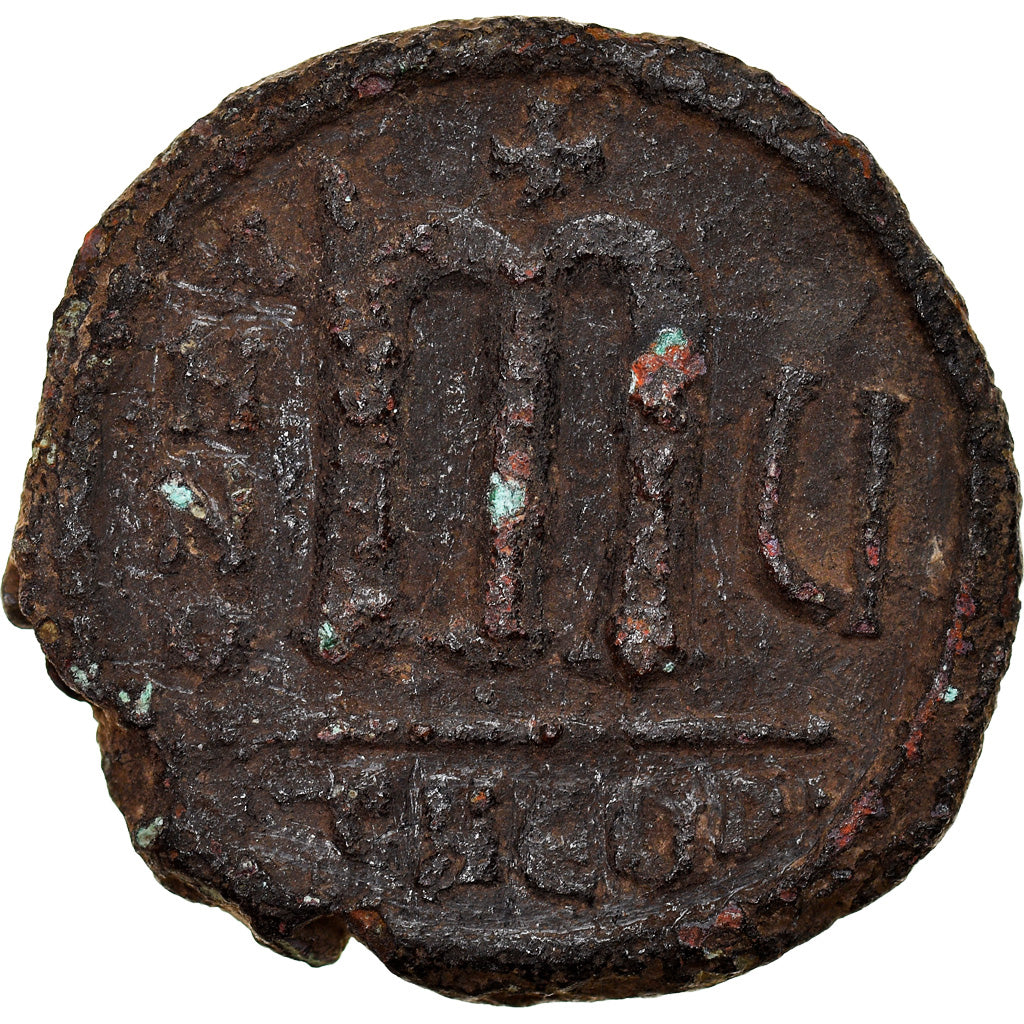 Munten, Phocas, Follis, 606-607, Antioch, ZF, Koper, Sear:671