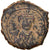 Münze, Maurice Tiberius, Half Follis, 583-584, Constantinople, S+, Kupfer