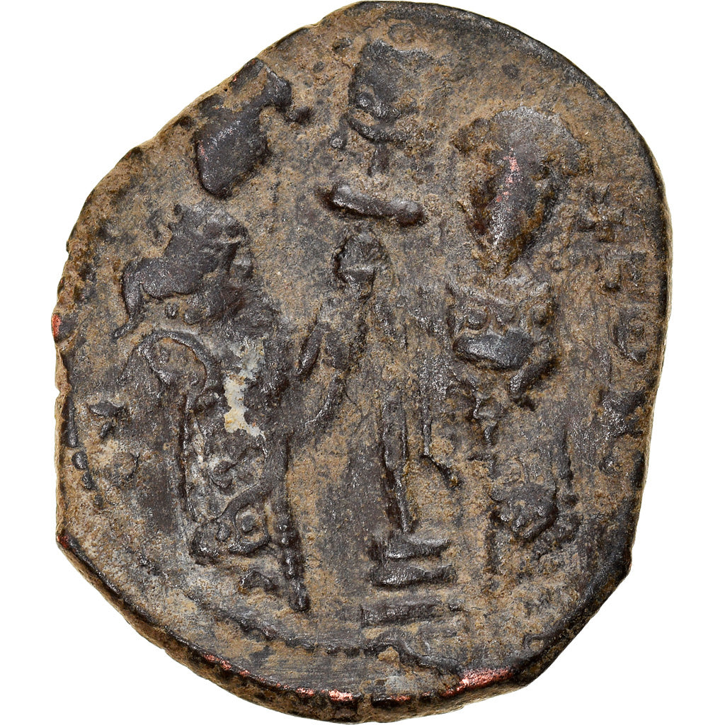 Moeda, Constantine X, Follis, 1059-1067, Constantinople, VF(30-35), Cobre