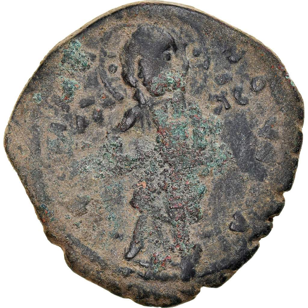 Coin, Constantine X, Follis, 1059-1067, Constantinople, VF(30-35), Copper
