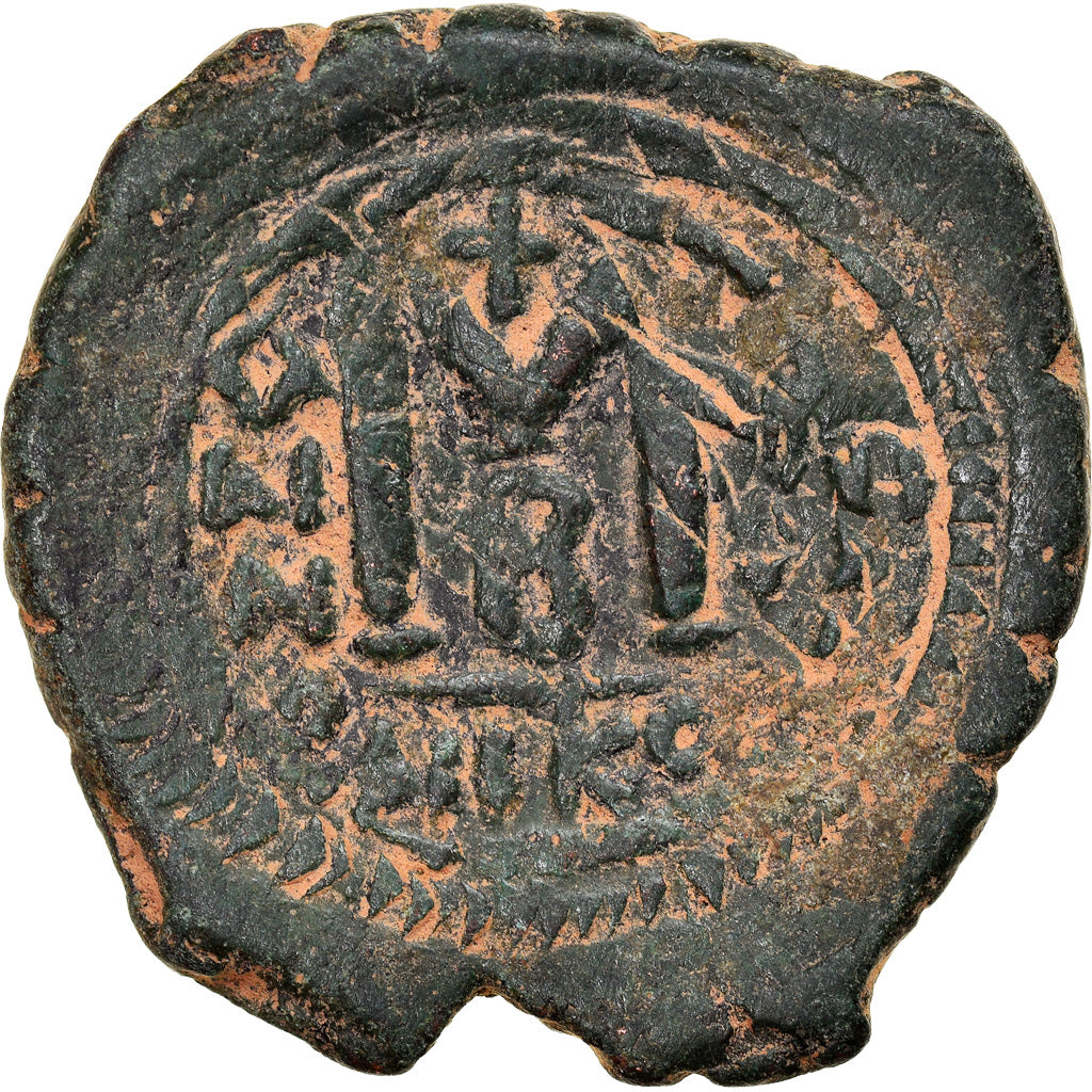 Coin, Heraclius, with Heraclius Constantine, Follis, 610-641, Nicomedia