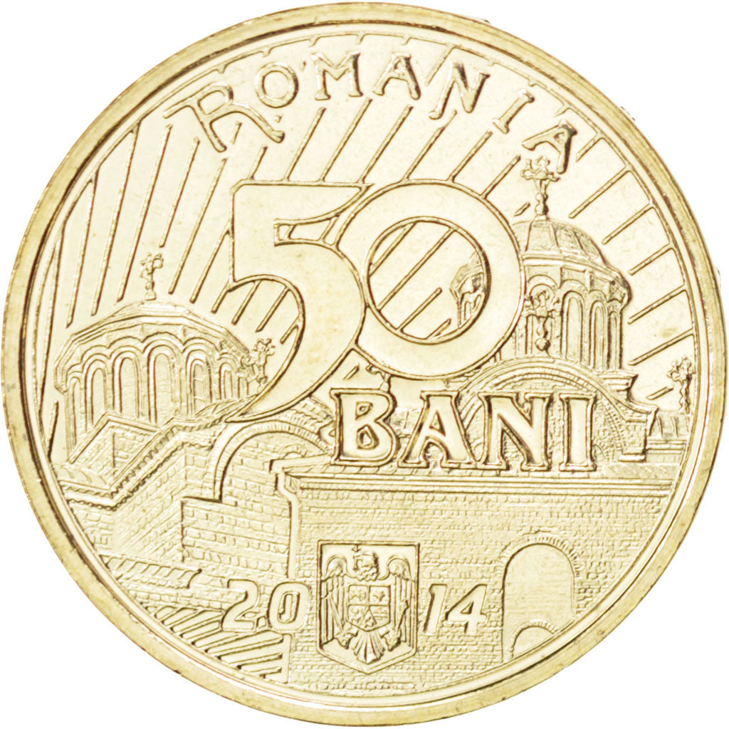 Roumanie, République, 50 Bani 2014, KM New