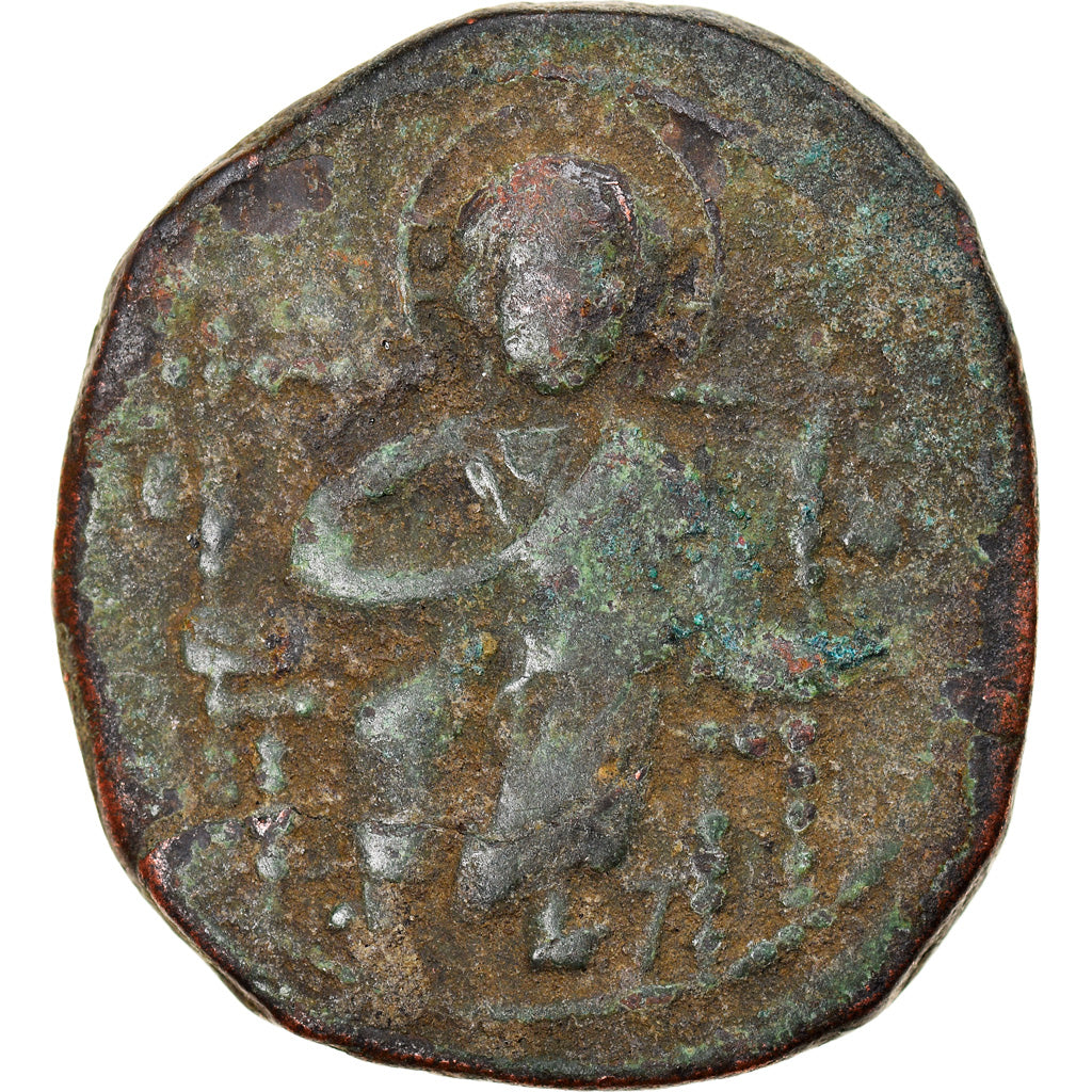 Moneta, Anonymous, Follis, 1042-1055, Constantinople, MB, Rame, Sear:1836