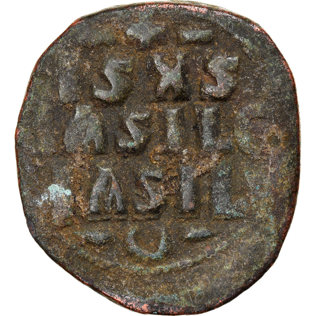 Moneta, Anonymous, Follis, 1042-1055, Constantinople, MB, Rame, Sear:1836