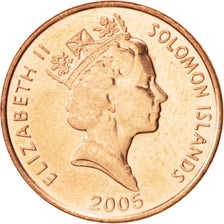 SOLOMON ISLANDS, Cent, 2005, KM #24, MS(63), Bronze Plated Steel, 17.53, 2.28